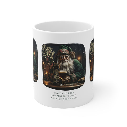 Holiday Elf Beer Mug