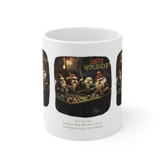 Holiday Elf Billiards Mug